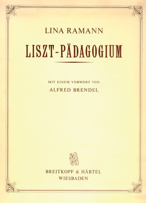 Buchcover Liszt-Pädagogium | Lina Ramann | EAN 9783765102233 | ISBN 3-7651-0223-7 | ISBN 978-3-7651-0223-3