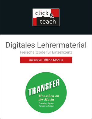 Buchcover Transfer. Die Lateinlektüre / Menschen an der Macht click & teach Box | Michael Meier | EAN 9783766151971 | ISBN 3-7661-5197-5 | ISBN 978-3-7661-5197-1