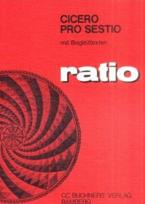 Buchcover ratio / Pro Sestio. Mit Begleittexten | Cicero | EAN 9783766158543 | ISBN 3-7661-5854-6 | ISBN 978-3-7661-5854-3