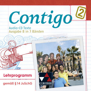 Buchcover Contigo B / Contigo B Audio-CD Texte 2 | Ángela Cuevas Alcaniz | EAN 9783766169907 | ISBN 3-7661-6990-4 | ISBN 978-3-7661-6990-7