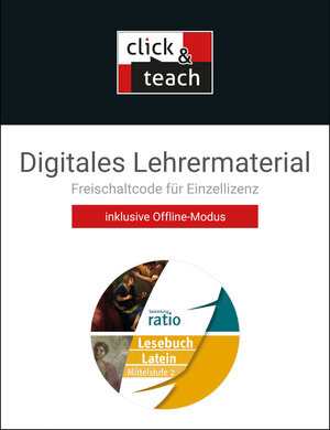 Buchcover Sammlung ratio / Lesebuch Latein click & teach Mittelstufe 2 Box  | EAN 9783766177391 | ISBN 3-7661-7739-7 | ISBN 978-3-7661-7739-1