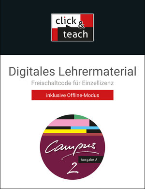 Buchcover Campus A / Campus A click & teach 2 Box | Wolfgang Freytag | EAN 9783766179524 | ISBN 3-7661-7952-7 | ISBN 978-3-7661-7952-4