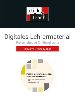 Buchcover Studienbücher Latein / Studienbücher 6 click & teach Box | Michael Lobe | EAN 9783766180162 | ISBN 3-7661-8016-9 | ISBN 978-3-7661-8016-2
