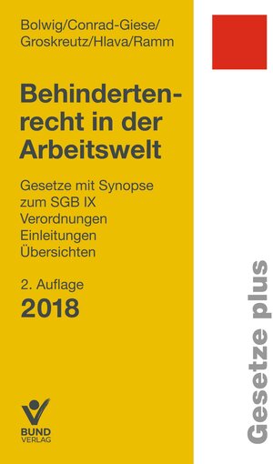 Buchcover Behindertenrecht in der Arbeitswelt | Nils Bolwig | EAN 9783766367174 | ISBN 3-7663-6717-X | ISBN 978-3-7663-6717-4