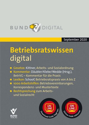 Buchcover Betriebsratswissen digital Version 14.2  | EAN 9783766384744 | ISBN 3-7663-8474-0 | ISBN 978-3-7663-8474-4
