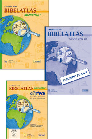 Buchcover Kombi-Paket: Bibelatlas elementar, Begleitmaterialien, CD-ROM Bibelatlas elementar digital | Ekkehard Stier | EAN 9783766843562 | ISBN 3-7668-4356-7 | ISBN 978-3-7668-4356-2