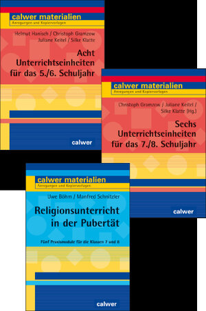 Buchcover Kombi-Paket: Acht Unterrichtseinheiten für das 5./6. Schuljahr, Sechs Unterrichtseinheiten für das 7./8. Schuljahr, Religionsunterricht in der Pubertät | Uwe Böhm | EAN 9783766843821 | ISBN 3-7668-4382-6 | ISBN 978-3-7668-4382-1