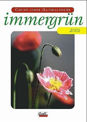 Buchcover immergrün 2005  | EAN 9783767599956 | ISBN 3-7675-9995-3 | ISBN 978-3-7675-9995-6