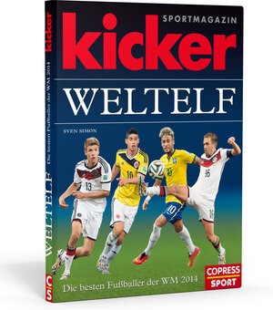 Buchcover kicker-Weltelf - Die besten Fußballer der WM 2014  | EAN 9783767909762 | ISBN 3-7679-0976-6 | ISBN 978-3-7679-0976-2