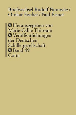 Buchcover Briefwechsel (Veröffentlichungen der Deutschen Schillergesellschaft, Bd. 49) | Rudolf Pannwitz | EAN 9783768198103 | ISBN 3-7681-9810-3 | ISBN 978-3-7681-9810-3