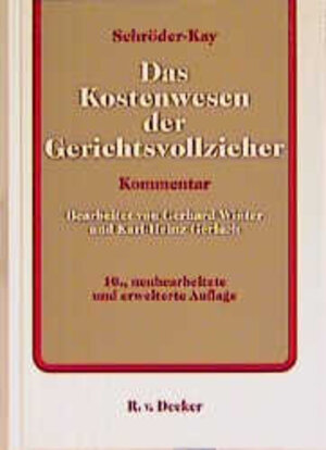 Das Kostenwesen der Gerichtsvollzieher: Kommentar