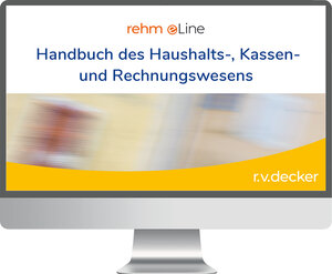 Buchcover Handbuch des Haushalts-, Kassen- und Rechnungswesens online  | EAN 9783768521086 | ISBN 3-7685-2108-7 | ISBN 978-3-7685-2108-6