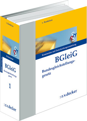 Buchcover Bundesgleichstellungsgesetz - BGleiG | Torsten von Roetteken | EAN 9783768537445 | ISBN 3-7685-3744-7 | ISBN 978-3-7685-3744-5