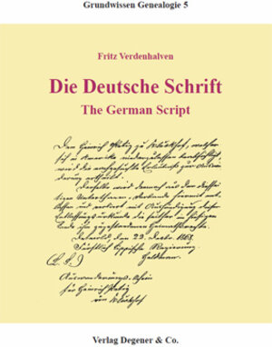Buchcover Die deutsche Schrift | Fritz Verdenhalven | EAN 9783768610407 | ISBN 3-7686-1040-3 | ISBN 978-3-7686-1040-7