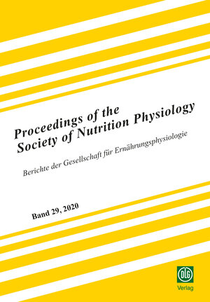 Buchcover Proceedings of the Society of Nutrition Physiology Band 29  | EAN 9783769041132 | ISBN 3-7690-4113-5 | ISBN 978-3-7690-4113-2