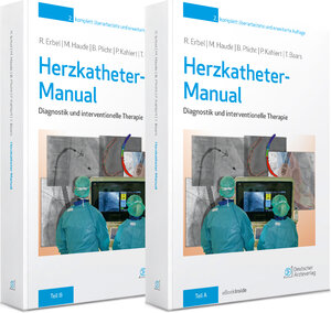 Buchcover Herzkatheter-Manual | Raimund Erbel | EAN 9783769113150 | ISBN 3-7691-1315-2 | ISBN 978-3-7691-1315-0