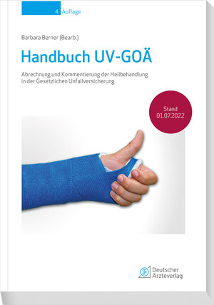 Buchcover Handbuch UV-GOÄ | Sven Aurich | EAN 9783769137460 | ISBN 3-7691-3746-9 | ISBN 978-3-7691-3746-0