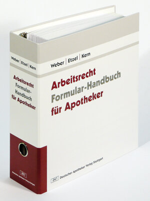 Buchcover Arbeitsrecht für Apotheker | Stefan A. Weber | EAN 9783769252941 | ISBN 3-7692-5294-2 | ISBN 978-3-7692-5294-1