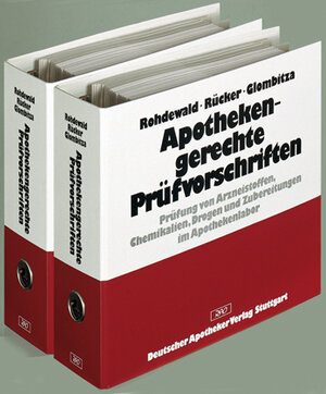 Buchcover Apothekengerechte Prüfvorschriften | Peter Rohdewald | EAN 9783769255065 | ISBN 3-7692-5506-2 | ISBN 978-3-7692-5506-5