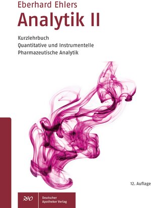 Buchcover Analytik II - Kurzlehrbuch | Eberhard Ehlers | EAN 9783769262254 | ISBN 3-7692-6225-5 | ISBN 978-3-7692-6225-4