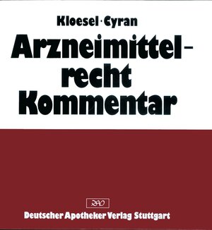 Buchcover Arzneimittelrecht - Kommentar  | EAN 9783769267686 | ISBN 3-7692-6768-0 | ISBN 978-3-7692-6768-6