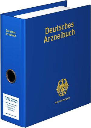Buchcover Deutsches Arzneibuch 2020 (DAB 2020)  | EAN 9783769275520 | ISBN 3-7692-7552-7 | ISBN 978-3-7692-7552-0