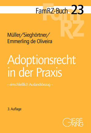 Buchcover Adoptionsrecht in der Praxis | Gabriele Müller | EAN 9783769411584 | ISBN 3-7694-1158-7 | ISBN 978-3-7694-1158-4