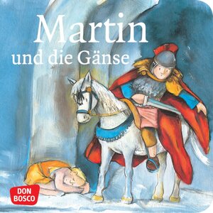 Buchcover Martin und die Gänse. Mini-Bilderbuch. | Bettina Herrmann | EAN 9783769818123 | ISBN 3-7698-1812-1 | ISBN 978-3-7698-1812-3