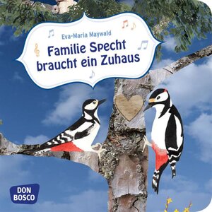 Buchcover Familie Specht braucht ein Zuhaus. Mini-Bilderbuch. | Eva-Maria Maywald | EAN 9783769820690 | ISBN 3-7698-2069-X | ISBN 978-3-7698-2069-0