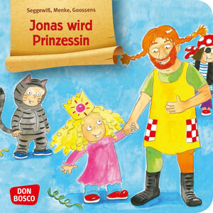 Buchcover Jonas wird Prinzessin. Mini-Bilderbuch. | Ulrike Menke | EAN 9783769821550 | ISBN 3-7698-2155-6 | ISBN 978-3-7698-2155-0