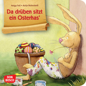 Buchcover Da drüben sitzt ein Osterhas. Mini-Bilderbuch. | Helga Fell | EAN 9783769822212 | ISBN 3-7698-2221-8 | ISBN 978-3-7698-2221-2