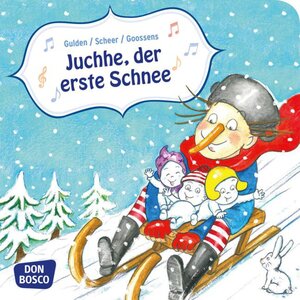 Buchcover Juchhe, der erste Schnee. Mini-Bilderbuch. | Elke Gulden | EAN 9783769822571 | ISBN 3-7698-2257-9 | ISBN 978-3-7698-2257-1