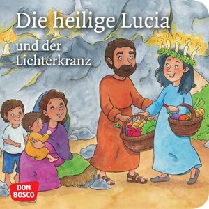 Buchcover Die heilige Lucia und der Lichterkranz. Mini-Bilderbuch | Catharina Fastenmeier | EAN 9783769824308 | ISBN 3-7698-2430-X | ISBN 978-3-7698-2430-8