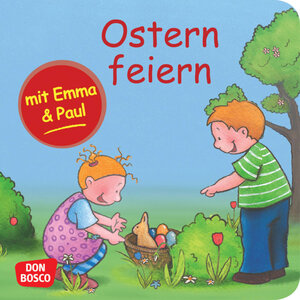 Buchcover Ostern feiern mit Emma und Paul. Mini-Bilderbuch. | Monika Lehner | EAN 9783769824360 | ISBN 3-7698-2436-9 | ISBN 978-3-7698-2436-0
