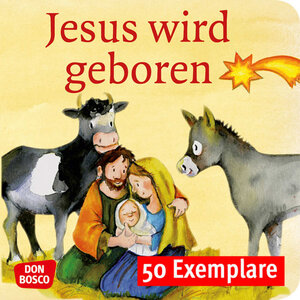 Buchcover Jesus wird geboren. Die Geschichte von Weihnachten. Mini-Bilderbuch. Paket mit 50 Exemplaren zum Vorteilspreis | Susanne Brandt | EAN 9783769825060 | ISBN 3-7698-2506-3 | ISBN 978-3-7698-2506-0
