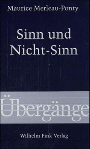 Buchcover Sinn und Nicht-Sinn | Maurice Merleau-Ponty | EAN 9783770533794 | ISBN 3-7705-3379-8 | ISBN 978-3-7705-3379-4
