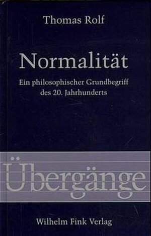 Buchcover Normalität | Thomas Rolf | EAN 9783770533916 | ISBN 3-7705-3391-7 | ISBN 978-3-7705-3391-6