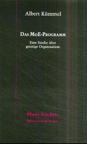 Buchcover Das MoE-Programm | Albert Kümmel | EAN 9783770535675 | ISBN 3-7705-3567-7 | ISBN 978-3-7705-3567-5