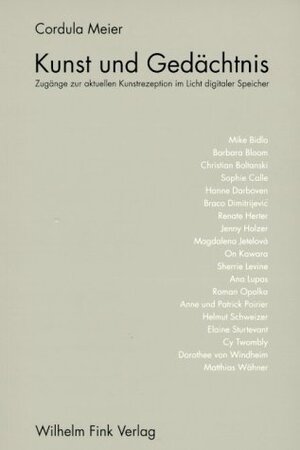 Buchcover Kunst und Gedächtnis | Cordula Meier | EAN 9783770536214 | ISBN 3-7705-3621-5 | ISBN 978-3-7705-3621-4