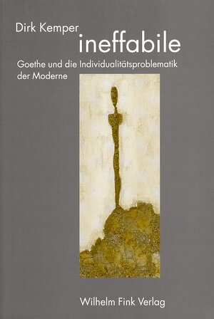 Buchcover ineffabile | Dirk Kemper | EAN 9783770540235 | ISBN 3-7705-4023-9 | ISBN 978-3-7705-4023-5