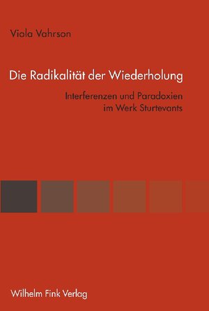 Buchcover Die Radikalität der Wiederholung | Viola Vahrson | EAN 9783770542420 | ISBN 3-7705-4242-8 | ISBN 978-3-7705-4242-0