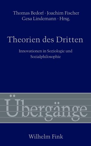 Buchcover Theorien des Dritten  | EAN 9783770550210 | ISBN 3-7705-5021-8 | ISBN 978-3-7705-5021-0