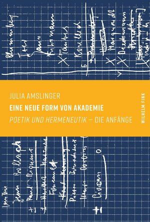 Buchcover Eine neue Form von Akademie | Julia Amslinger | EAN 9783770553846 | ISBN 3-7705-5384-5 | ISBN 978-3-7705-5384-6