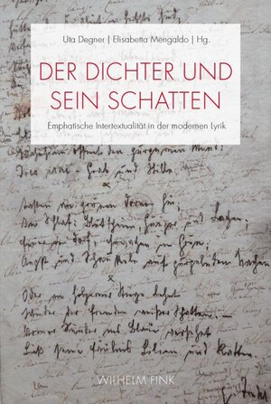 Buchcover Der Dichter und sein Schatten  | EAN 9783770556076 | ISBN 3-7705-5607-0 | ISBN 978-3-7705-5607-6