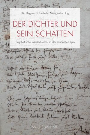 Buchcover Der Dichter und sein Schatten | EAN 9783770556076 | ISBN 3-7705-5607-0 | ISBN 978-3-7705-5607-6