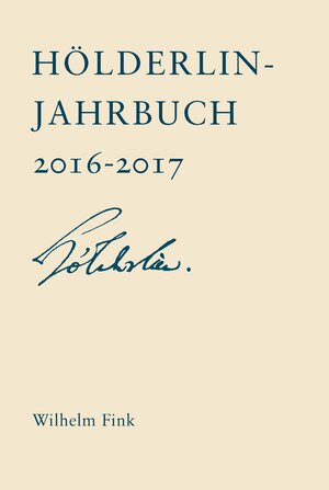 Buchcover Hölderlin-Jahrbuch  | EAN 9783770562763 | ISBN 3-7705-6276-3 | ISBN 978-3-7705-6276-3