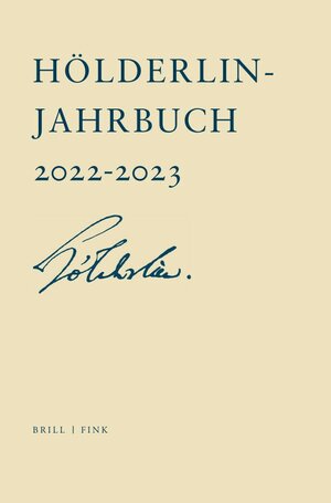 Buchcover Hölderlin-Jahrbuch  | EAN 9783770568796 | ISBN 3-7705-6879-6 | ISBN 978-3-7705-6879-6
