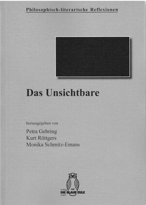 Buchcover Das Unsichtbare  | EAN 9783770570027 | ISBN 3-7705-7002-2 | ISBN 978-3-7705-7002-7