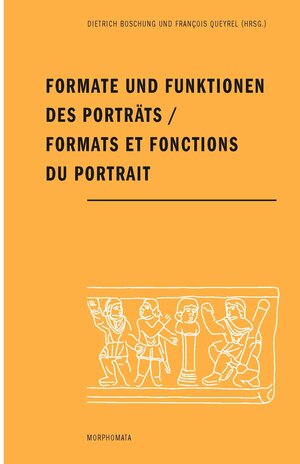 Buchcover Formate und Funktionen des Porträts / Formats et fonctions du portrait | EAN 9783770570577 | ISBN 3-7705-7057-X | ISBN 978-3-7705-7057-7