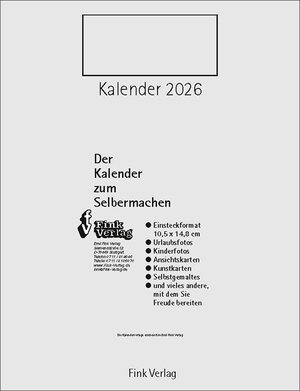 Buchcover Kalender zum Selbermachen 2026 | EAN 9783771720827 | ISBN 3-7717-2082-6 | ISBN 978-3-7717-2082-7